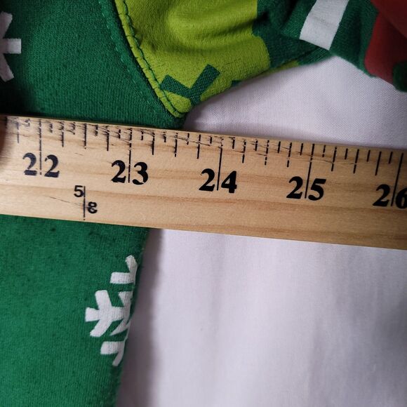 The Grinch Sweatshirt Womens XL Green, Red Fleece Light Up - Picture 8 of 11